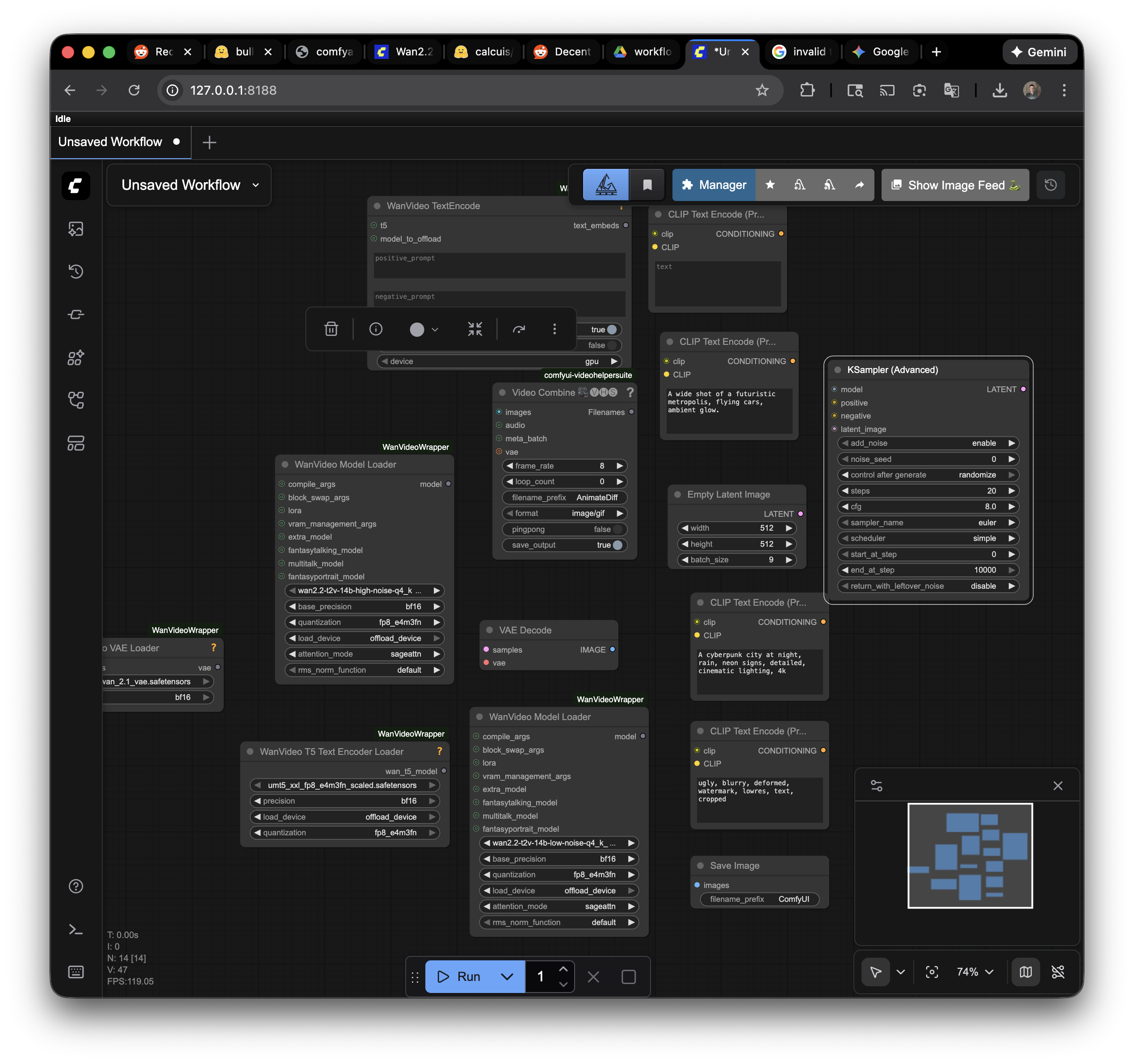 ComfyUI workflow options