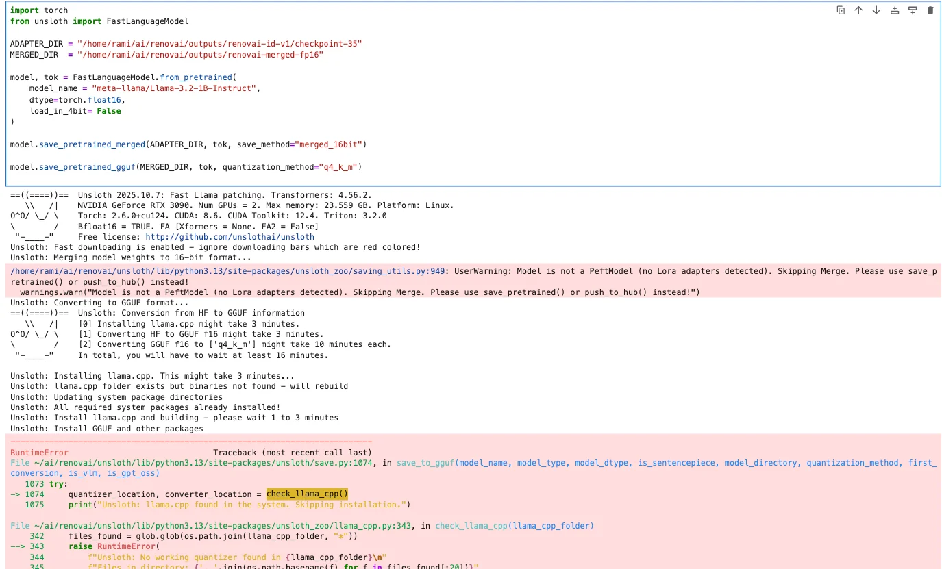 RuntimeError explanation